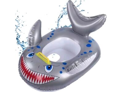 KOŁO DO PŁYWANIA DLA DZIECI REKIN 65cm/50cm - szary