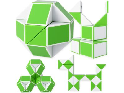 KOSTKA MAGICZNA UKŁADANKA 24-SEGMENTY 23x1,3x0,9cm - zielony