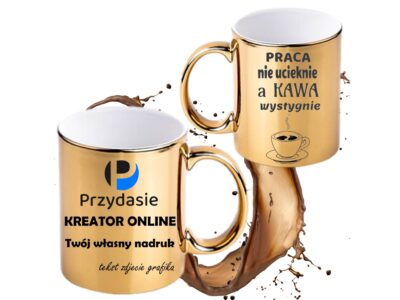 KUBEK DO SUBLIMACJI 330ML ZŁOTY