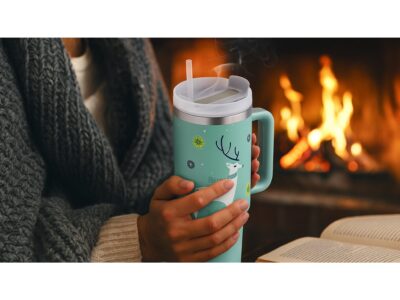 KUBEK TERMICZNY Z UCHWYTEM 1200ML