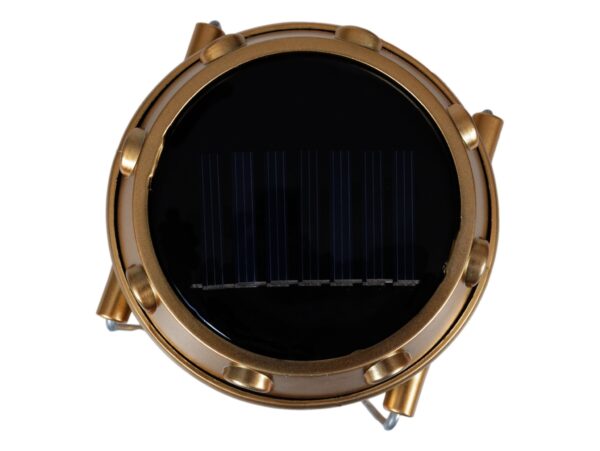 LAMPA KEMPINGOWA SOLAR AKUMULATOR 2w1 - złoty