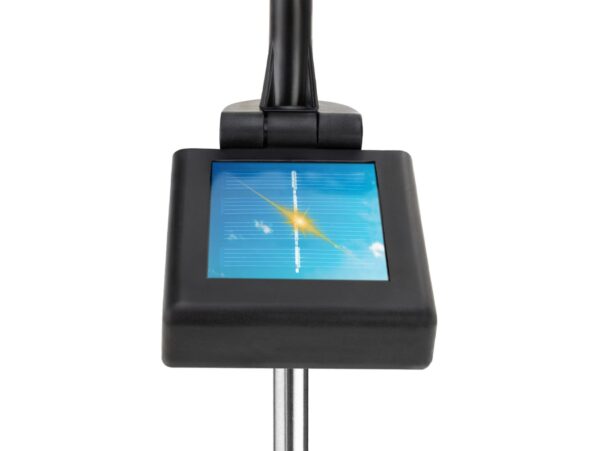 LAMPA OGRODOWA SOLARNA 6 LED KULKI CIEPŁY BIAŁY 2 SZT