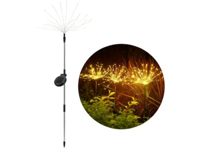 LAMPA OGRODOWA SOLARNA 90 LED DRZEWKO - ciepły biały