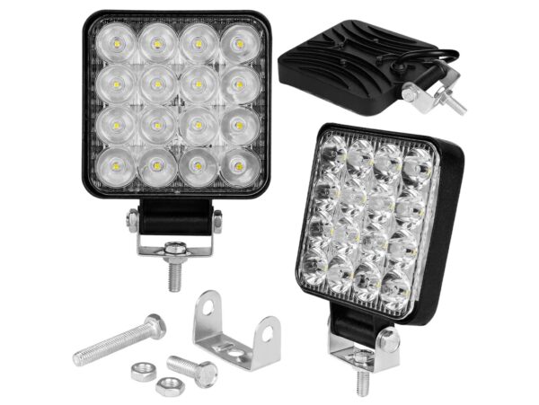 LAMPA ROBOCZA 16 LED HALOGEN SZPERACZ 48W 12V 24V