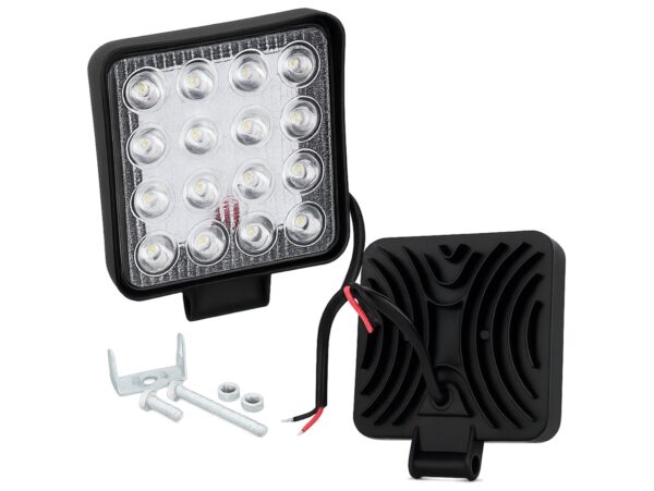 LAMPA ROBOCZA 16 LED HALOGEN SZPERACZ 48W 12V 24V