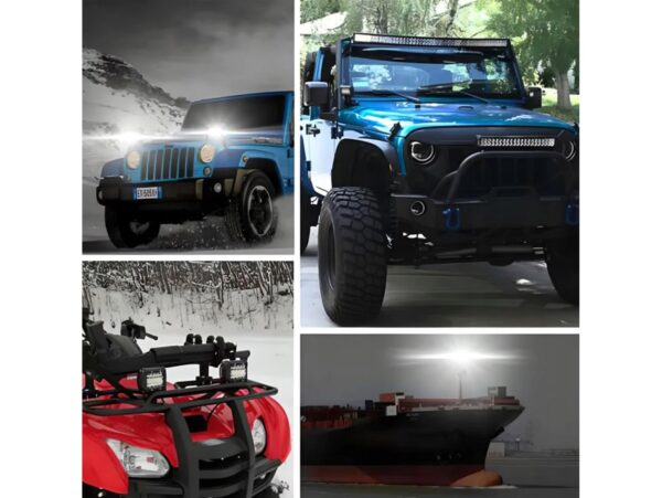 LAMPA ROBOCZA 16 LED HALOGEN SZPERACZ 48W 12V 24V