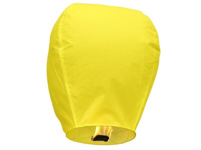 LAMPION SZCZĘŚCIA LATAJĄCY - żółty