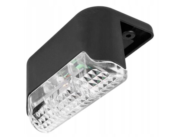 LAMPKA LAMPA SOLARNA KRAWĘDZIOWA 1 LED 8x4,5x4,2cm - czarny - ciepły biały
