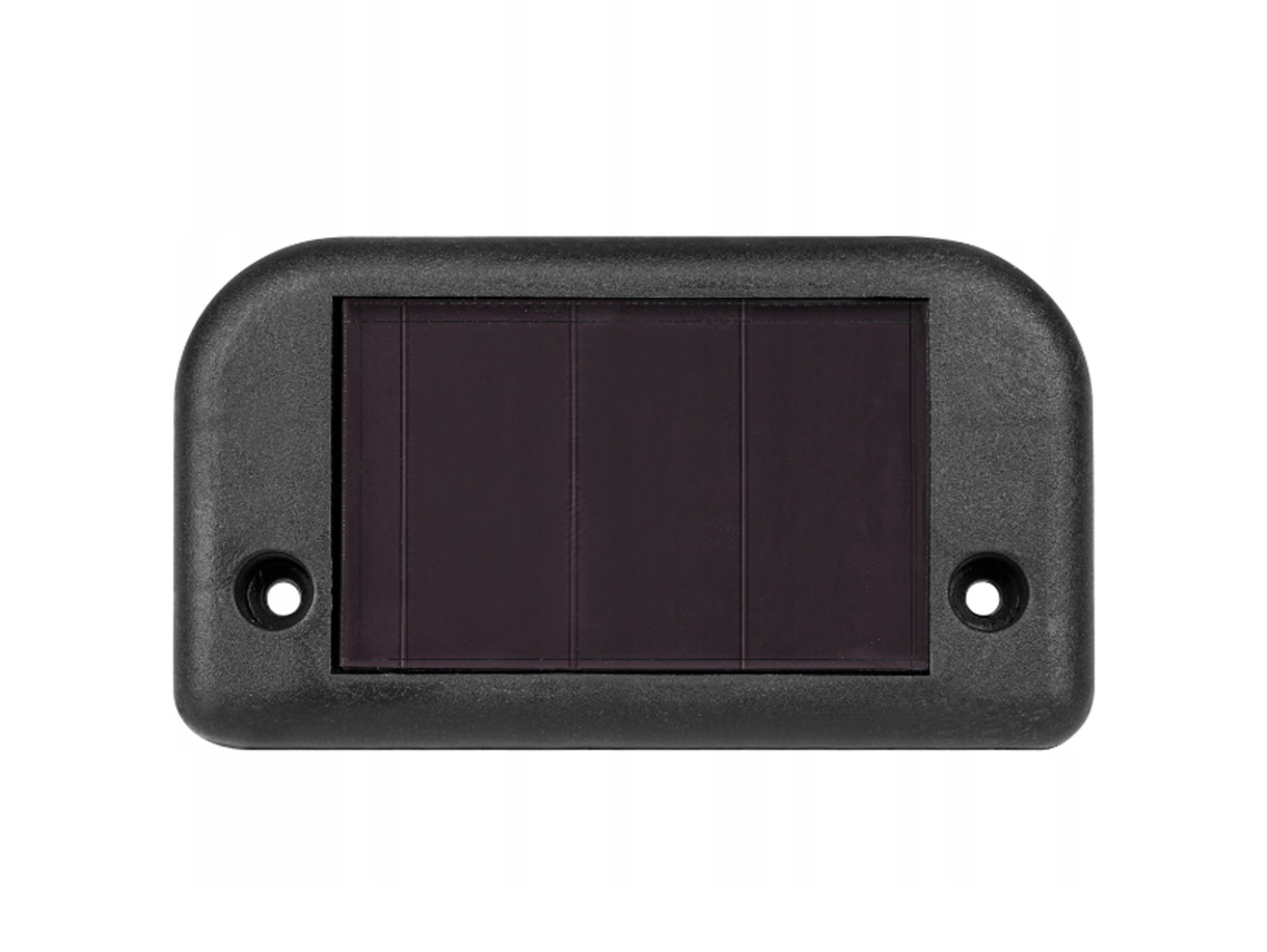 LAMPKA LAMPA SOLARNA KRAWĘDZIOWA 1 LED 8x4,5x4,2cm - czarny - ciepły biały