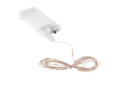 LAMPKI DRUCIKI 20 LED - biały zimny