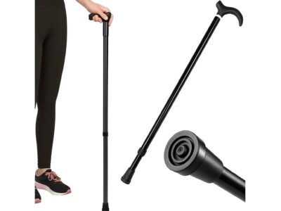 LASKA INWALIDZKA TELESKOPOWA 90cm - czarny