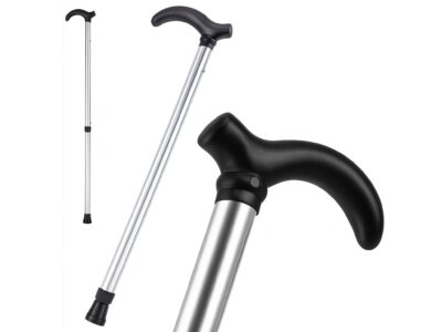 LASKA INWALIDZKA TELESKOPOWA 90cm - srebrny