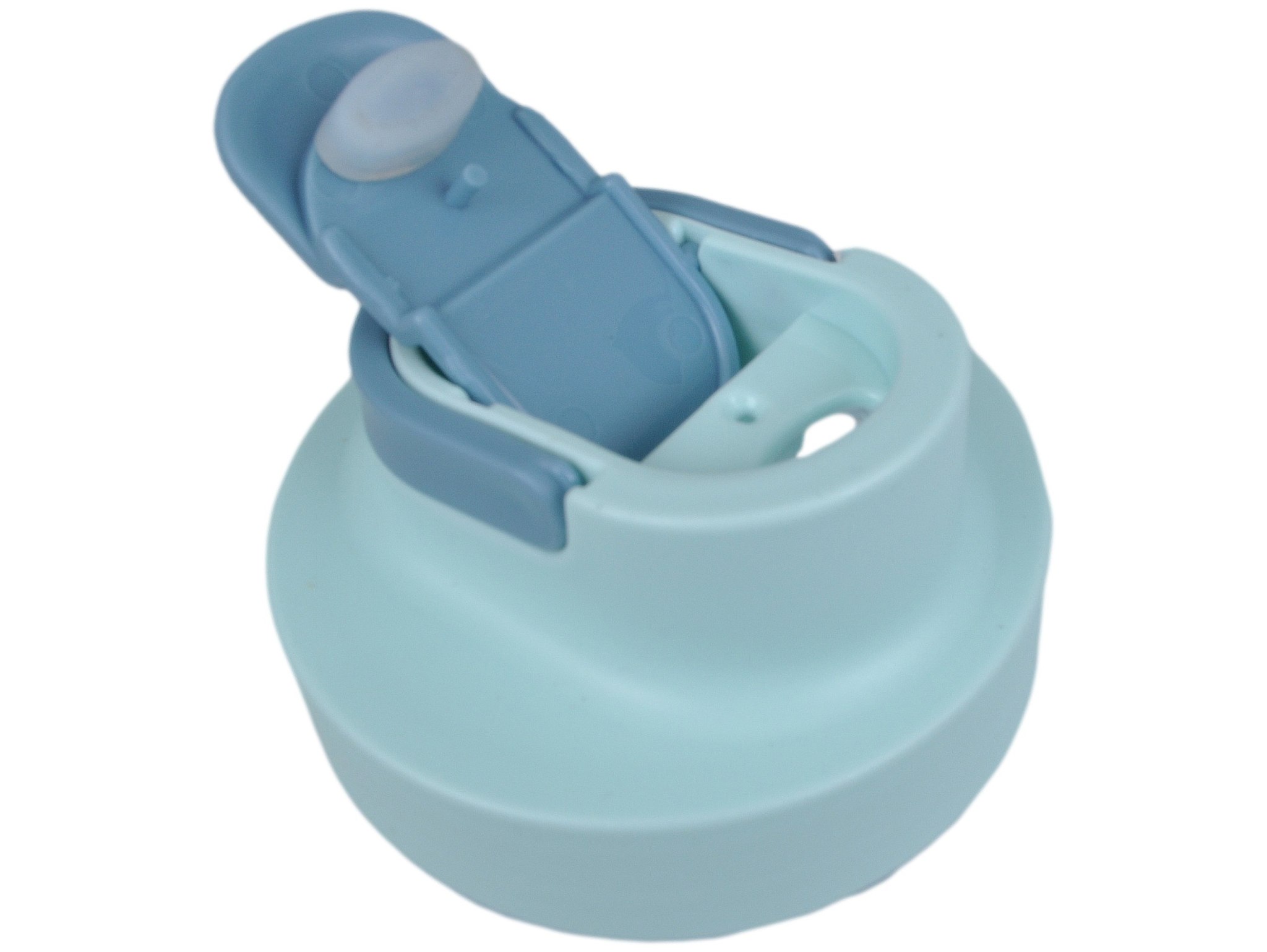 LUNCHBOX ŚNIADANIÓWKA POJEMNIK NA ŚNIADANIE OBIAD SZTUĆCE Z BIDONEM ZESTAW - niebieski z misiem