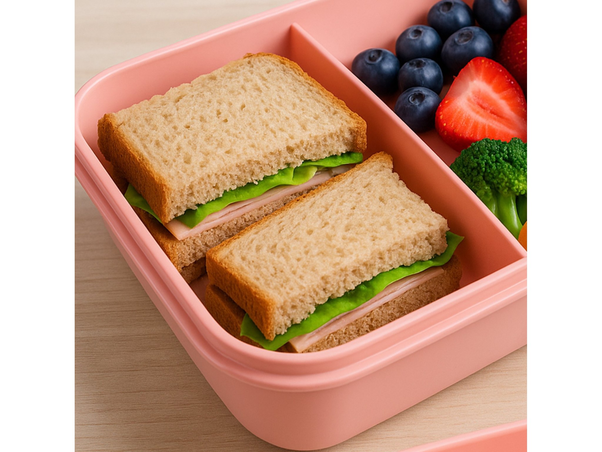 LUNCHBOX ŚNIADANIÓWKA POJEMNIK NA ŚNIADANIE OBIAD SZTUĆCE Z BIDONEM ZESTAW - różowy siedzący jednorożec