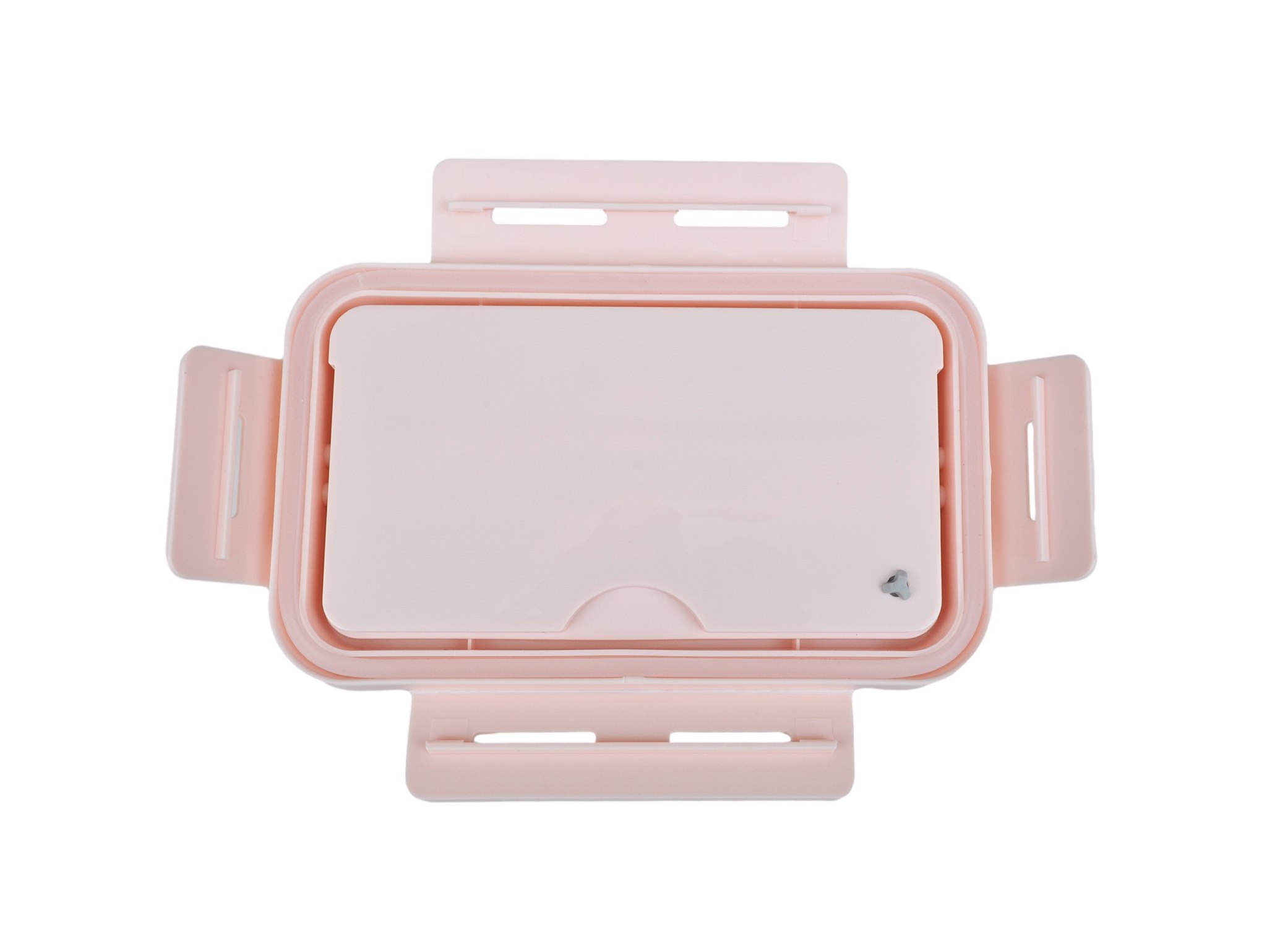 LUNCHBOX ŚNIADANIÓWKA POJEMNIK NA ŚNIADANIE OBIAD SZTUĆCE Z BIDONEM ZESTAW - różowy siedzący jednorożec