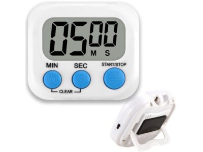 MINUTNIK KUCHENNY NA MAGNES - biały