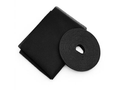 MOSKITIERA OKIENNA 150x180 + RZEP - czarny