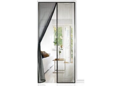 MOSKITIERA SIATKA NA DRZWI Z MAGNESEM - czarny