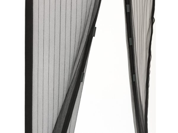 MOSKITIERA SIATKA NA DRZWI Z MAGNESEM - czarny