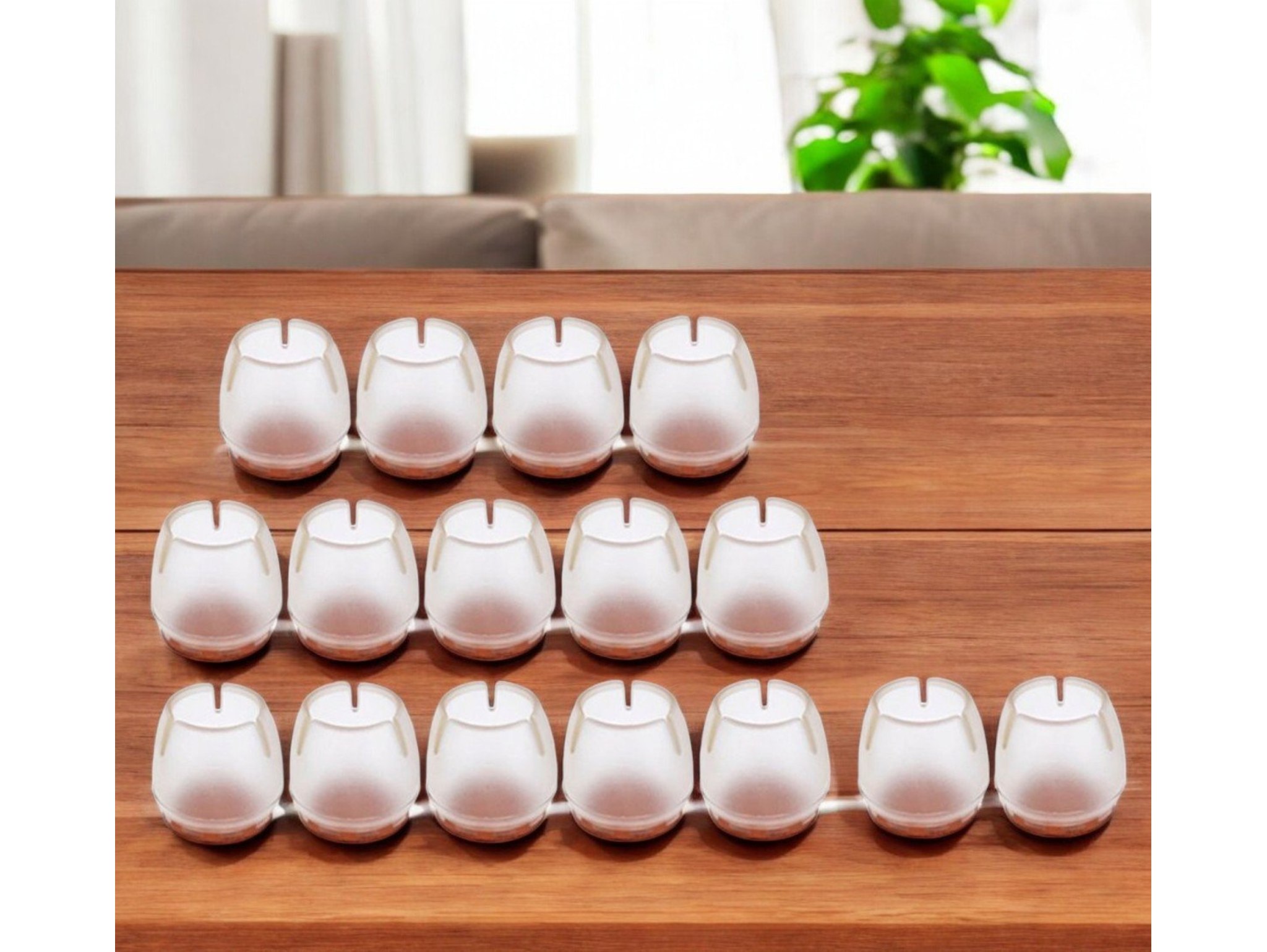 NAKŁADKI NA NOGI MEBLE 16SZT - 12-16mm