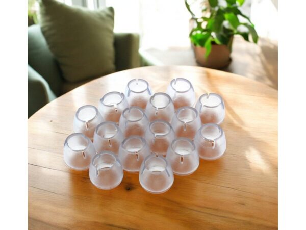 NAKŁADKI NA NOGI MEBLE 16SZT - 12-16mm