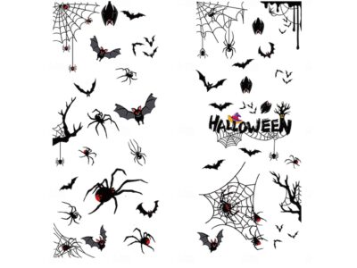 NAKLEJKI NA OKNO HALLOWEEN NIETOPERZE