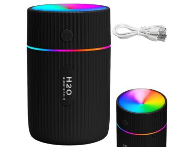 NAWILŻACZ POWIETRZA 220ML RGB - czarny