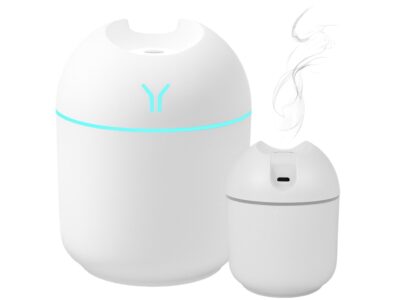 NAWILŻACZ POWIETRZA USB 250ML - biały