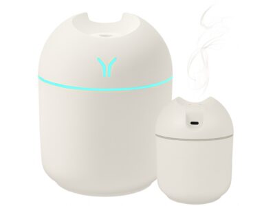 NAWILŻACZ POWIETRZA USB 250ML - kremowy