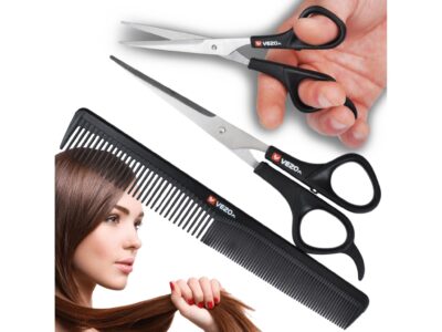 NOŻYCZKI I GRZEBIEŃ VEZO