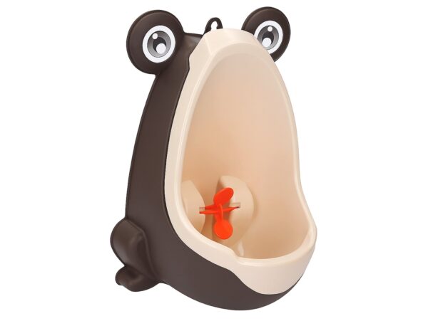 NOCNIK PISUAR WC MINI ŻABA - brązowy