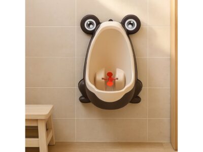 NOCNIK PISUAR WC MINI ŻABA - brązowy