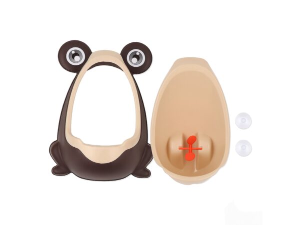 NOCNIK PISUAR WC MINI ŻABA - brązowy