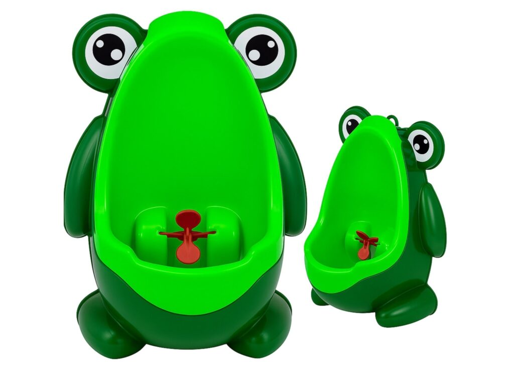 NOCNIK PISUAR WC MINI ŻABA - zielony