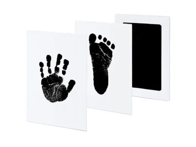 ODCISK RĄCZKI STÓPKI NIEBRUDZĄCY - czarny