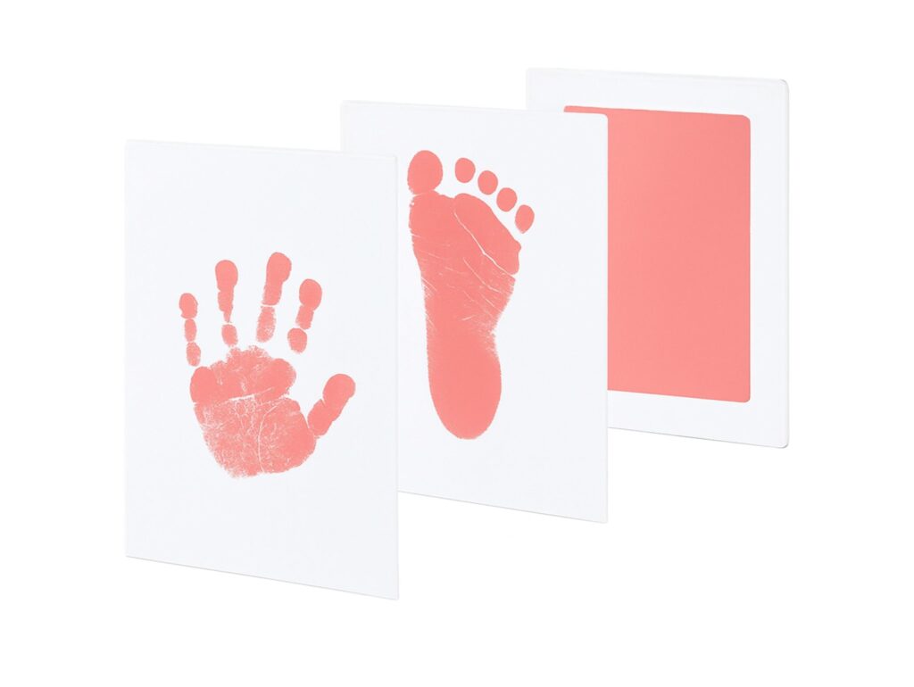 ODCISK RĄCZKI STÓPKI NIEBRUDZĄCY - różowy