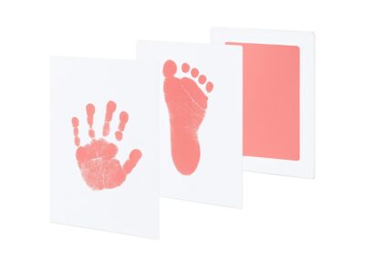 ODCISK RĄCZKI STÓPKI NIEBRUDZĄCY - różowy