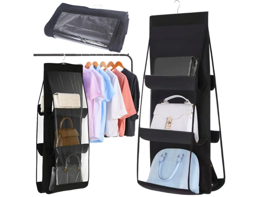 ORGANIZER NA TOREBKI DO SZAFY - czarny