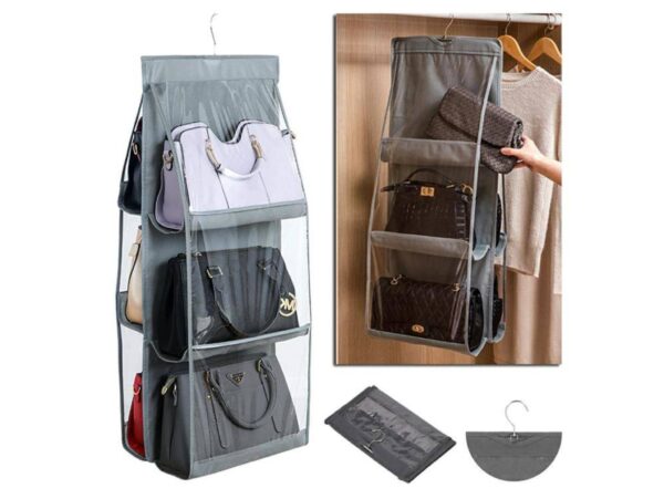 ORGANIZER NA TOREBKI DO SZAFY - szary