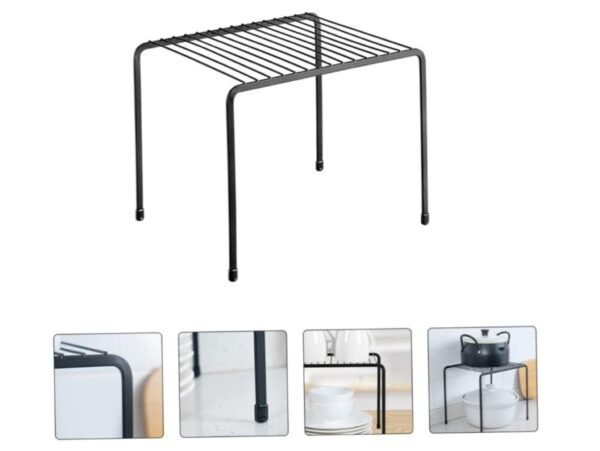 PÓŁKA REGAŁ KUCHENNY 26x19,5x18cm - czarny