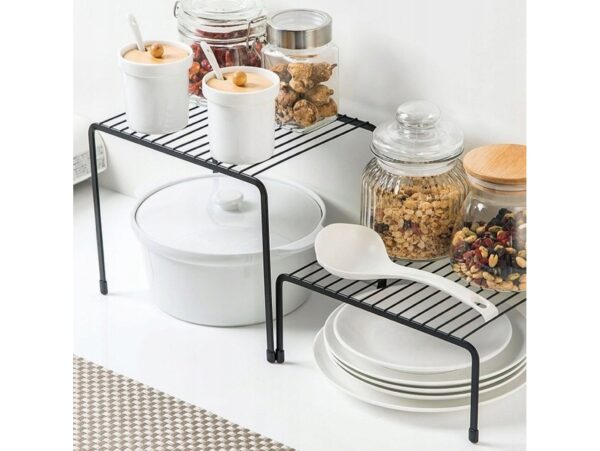 PÓŁKA REGAŁ KUCHENNY 26x19,5x18cm - czarny