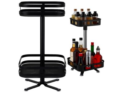 PÓŁKA REGAŁ KUCHENNY OBROTOWY 44x26cm - kwadratowy