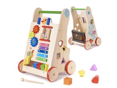 PCHACZ DLA DZIECKA CHODZIK DREWNANY 6w1