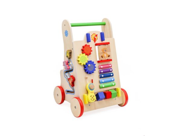 PCHACZ DLA DZIECKA CHODZIK DREWNANY 6w1