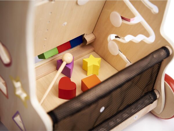 PCHACZ DLA DZIECKA CHODZIK DREWNANY 6w1