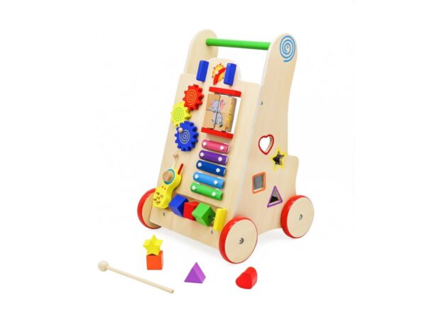 PCHACZ DLA DZIECKA CHODZIK DREWNANY 6w1