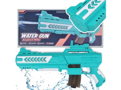 PISTOLET NA WODĘ NA BATERIE 27x21x4,5cm - niebieski