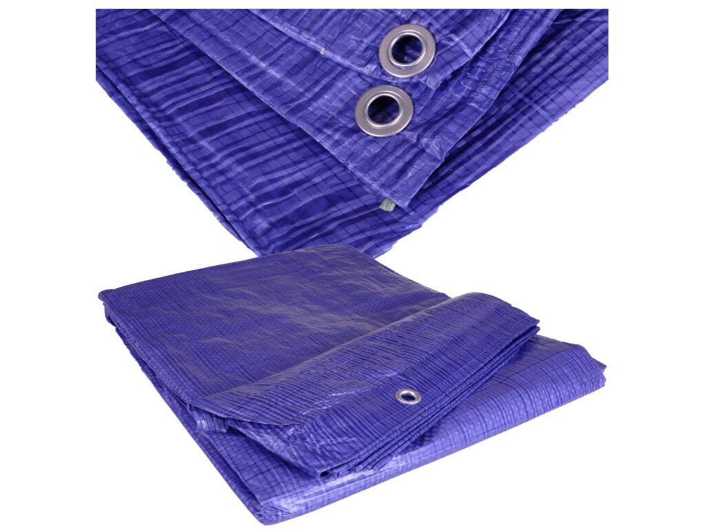 PLANDEKA PE NIEBIESKA 4 x 6m - 50g/m2