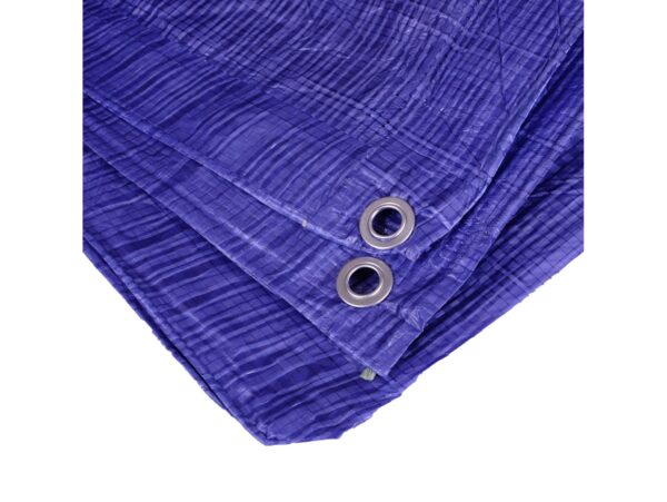 PLANDEKA PLANDEKI PE NIEBIESKA WZMACNIANA 4x6