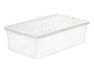 POJEMNIK NA OBUWIE 4L PUDEŁKO POKRYWA ORGANIZER